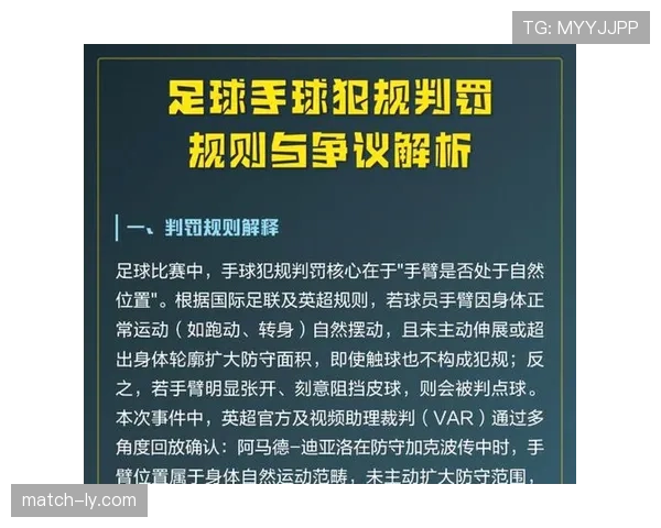 手臂自然位置就不算手球？规则如何界定“自然”与“扩大防守面积”